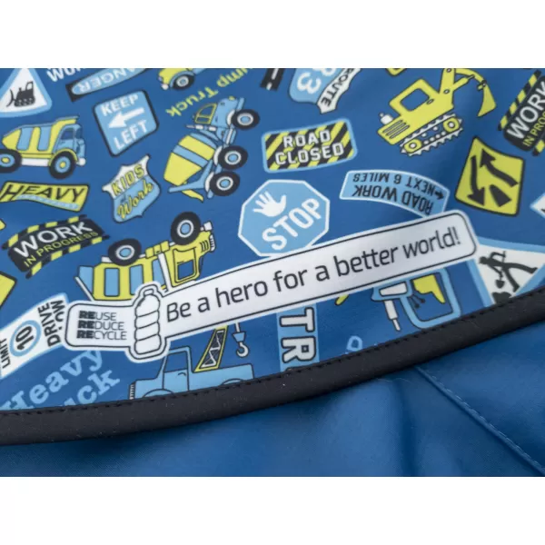  Sacou softshell pentru bebeluși izolat WAMU BAGR ALBASTRU 