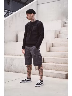 Pantaloni scurţi BRANDIT VINTAGE BD2002 ANTRACIT