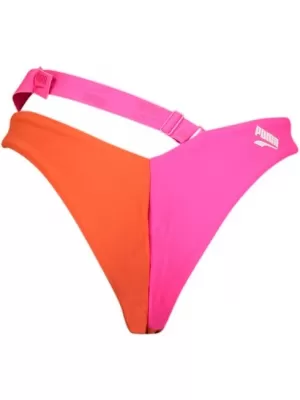 Costum de baie PUMA SWIM WOMEN COLOURBLOCK V-SHAPE BRIEF 1P 938071-01 MARO