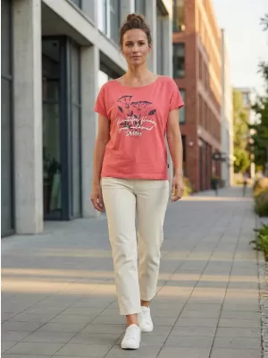 Tricou de damă SAM 73 CIRCINUS WT 883 ROZ APRINS