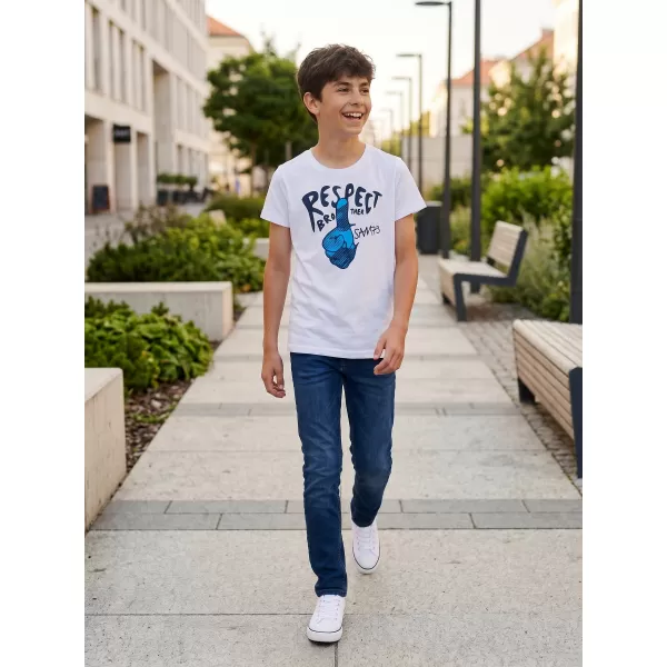  Tricou pentru copii SAM 73 SCUTUM KT 514 ALB 