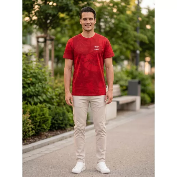  Tricou pentru bărbați SAM 73 SCULPTOR MT 823 ROŞU 