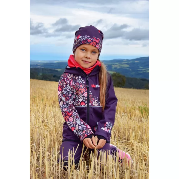  Pantaloni de softshell pentru bebeluși izolați WAMU SOVA VIOLET 