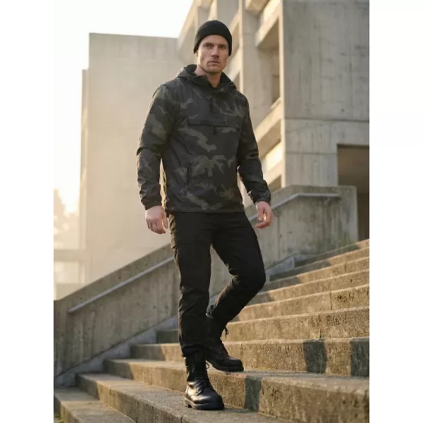  Sacou BRANDIT PŘES HLAVU BD3162 CAMUFLAJ ÎNTUNECAT 