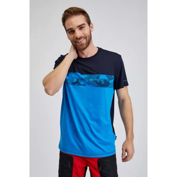  Tricou pentru bărbați SAM 73 CETUS MT 821 ALBASTRU STRĂLUCITOR 
