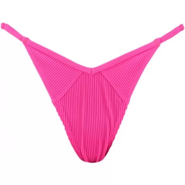  Costum de baie PUMA SWIM WOMEN RIBBED TANGA 1P 938068-02 ROZ 