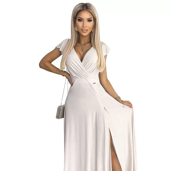  Rochie NUMOCO CRYSTAL A411-4 ALB 