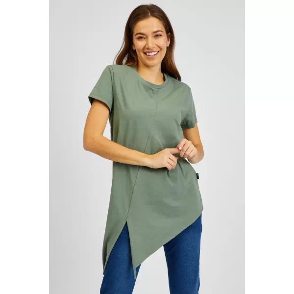  Tricou de damă SAM 73 LACERTA WT 889 GRI VERZUI 