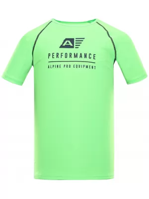 Cămașa funcțională a bărbaților ALPINE PRO PANTHER MTSA828 VERDE