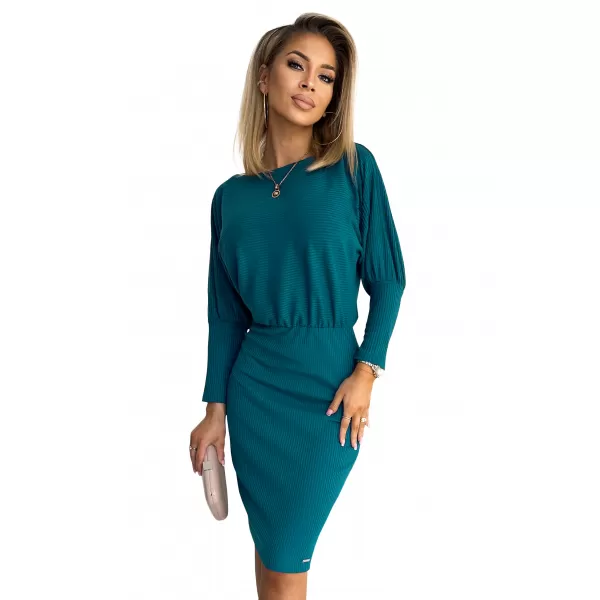  Rochie NUMOCO LARA A399-1 MAREA ALBASTRĂ 