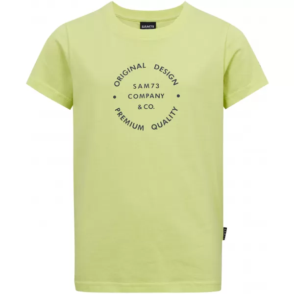  Tricou pentru copii SAM 73 PYROP KT 516 GALBEN DESCHIS 