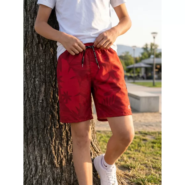  Pantaloni scurți pentru copii SAM 73 SANJEEV KS 506 ROŞU 