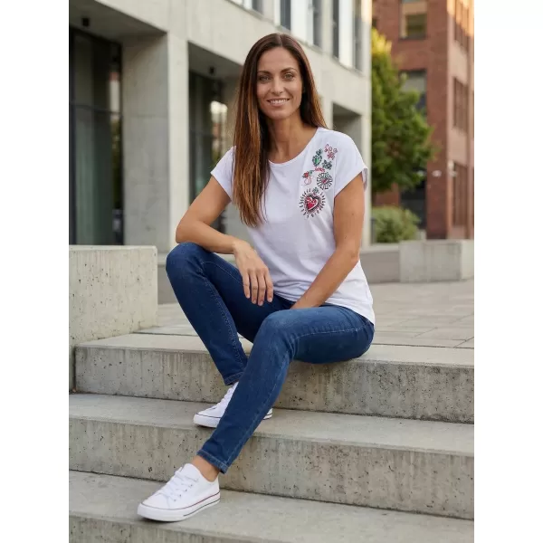  Tricou de damă SAM 73 BOOTES WT 887 ALB 