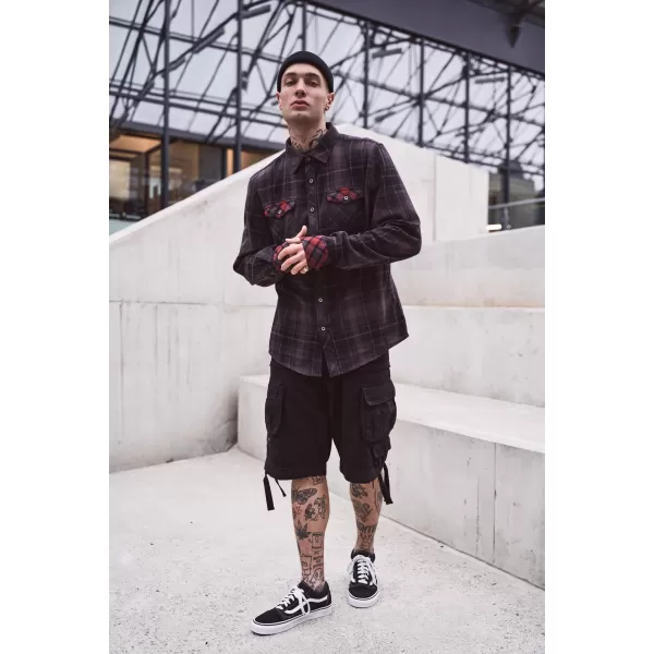  Pantaloni scurţi BRANDIT SAVAGE VINTAGE CARGO NEGRU 