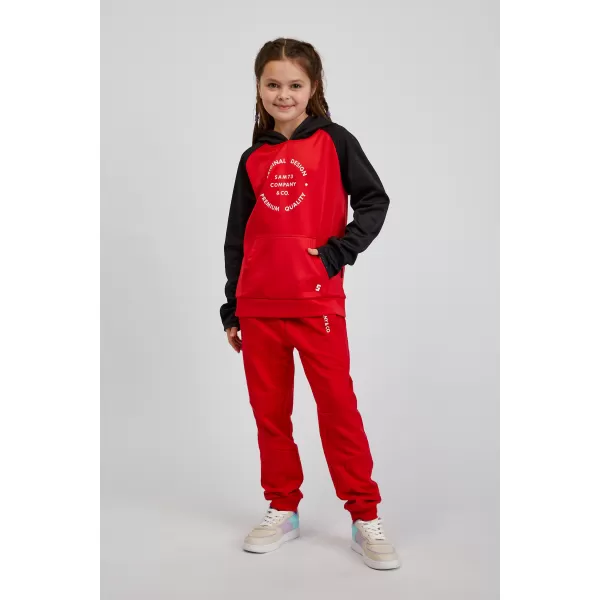  Hanorac pentru copii SAM 73 DRACO KM 509 ROŞU 