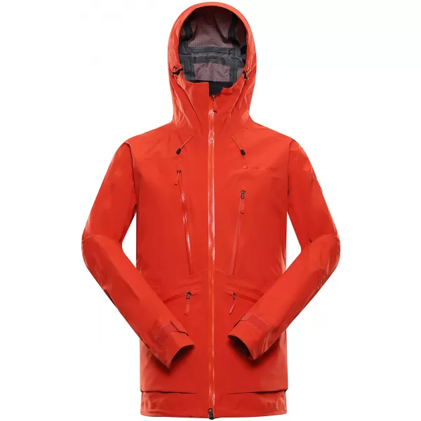  Sacou ALPINE PRO CORT MJCA592 NEGRU/ROȘU 