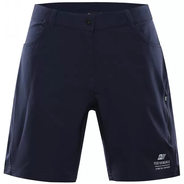  Pantaloni scurți pentru doamne ALPINE PRO COLA LPAA634 ALBASTRU ÎNCHIS 