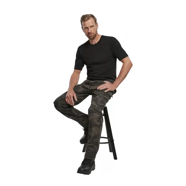  Pantaloni BRANDIT ADVEN SLIM FIT CAMUFLAJ ÎNTUNECAT 
