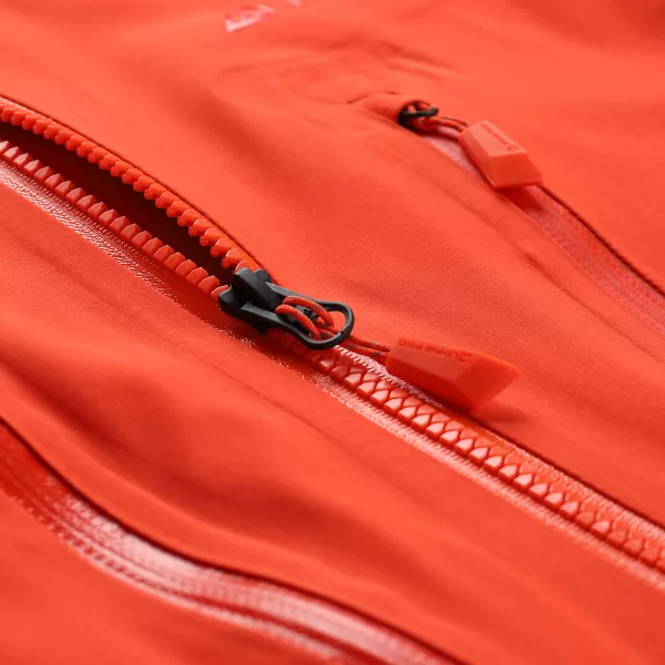  Sacou ALPINE PRO CORT MJCA592 NEGRU/ROȘU 