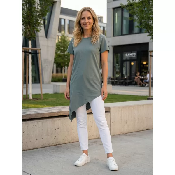  Tricou de damă SAM 73 LACERTA WT 889 GRI VERZUI 