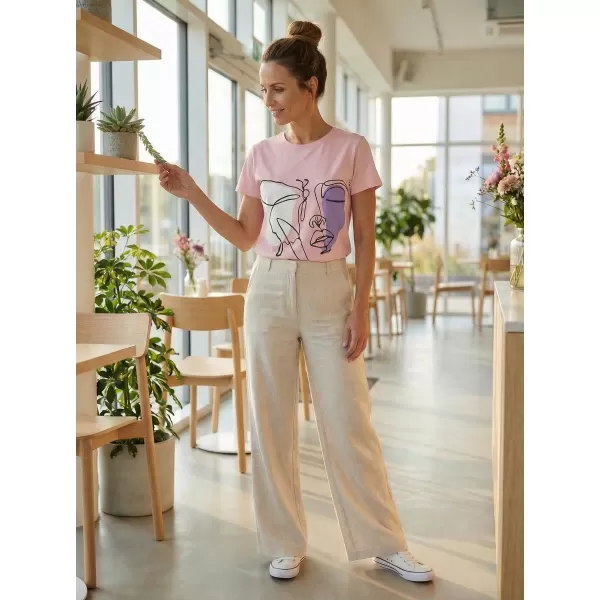  Tricou de damă SAM 73 MUSCA WT 884 ROZ DESCHIS 