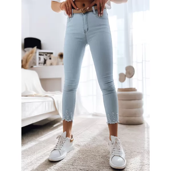  Pantalonii pentru doamne DSTREET UY1365 ALBASTRU 