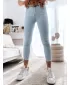 Pantalonii pentru doamne DSTREET UY1365 ALBASTRU