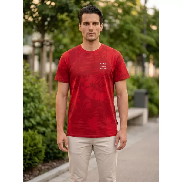  Tricou pentru bărbați SAM 73 SCULPTOR MT 823 ROŞU 
