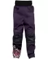 Pantaloni izolati softshell pentru copii WAMU SOVA VIOLET