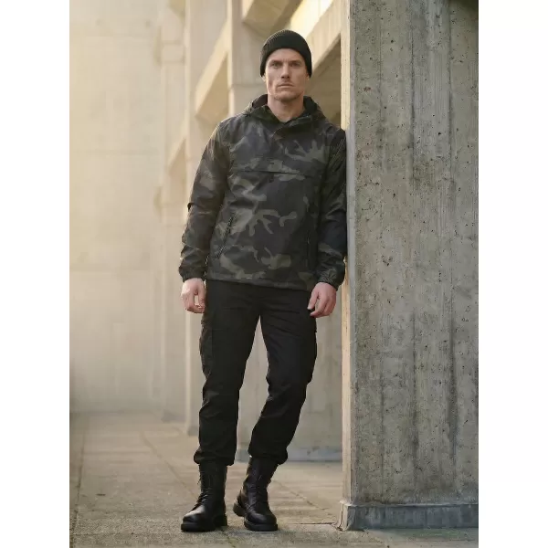  Sacou BRANDIT PŘES HLAVU BD3162 CAMUFLAJ ÎNTUNECAT 