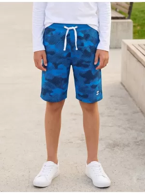 Pantaloni scurți pentru copii SAM 73 JEREM KS 503 ALBASTRU STRĂLUCITOR