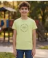 Tricou pentru copii SAM 73 PYROP KT 516 GALBEN DESCHIS