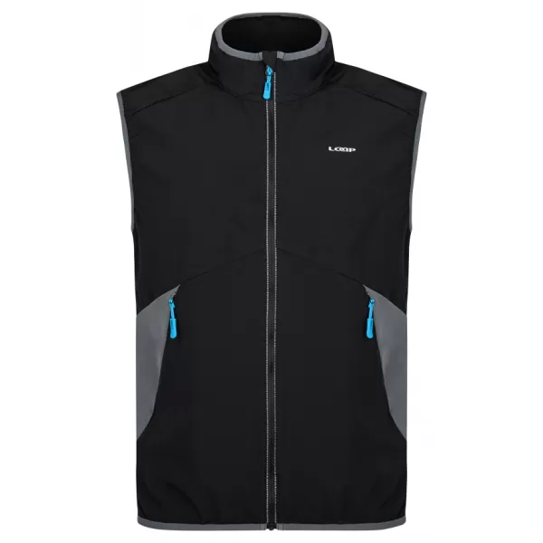  Vestă softshell pentru bărbați LOAP URYLON SFM2305 NEGRU/GRI 