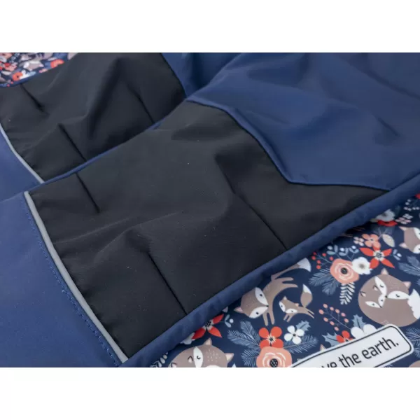  Pantaloni de softshell pentru bebeluși izolați WAMU LIŠKY ALBASTRU ÎNCHIS 