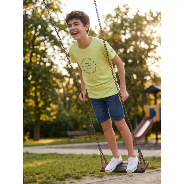  Tricou pentru copii SAM 73 PYROP KT 516 GALBEN DESCHIS 