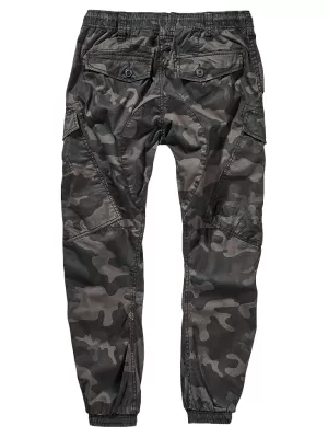Pantaloni BRANDIT RAY VINTAGE CAMUFLAJ ÎNTUNECAT