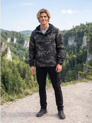 Sacou BRANDIT PŘES HLAVU BD3162 CAMUFLAJ ÎNTUNECAT