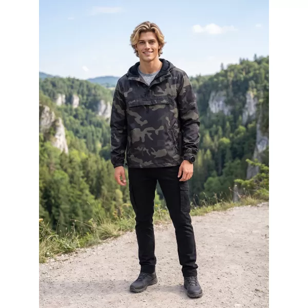  Sacou BRANDIT PŘES HLAVU BD3162 CAMUFLAJ ÎNTUNECAT 