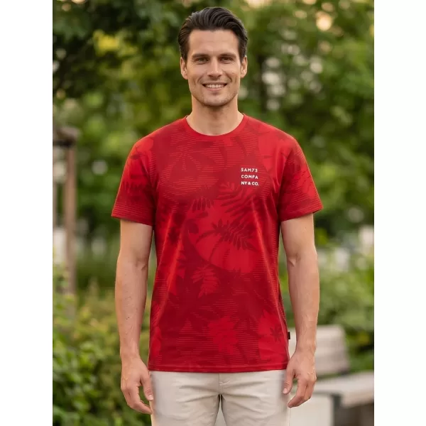  Tricou pentru bărbați SAM 73 SCULPTOR MT 823 ROŞU 