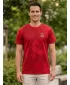 Tricou pentru bărbați SAM 73 SCULPTOR MT 823 ROŞU