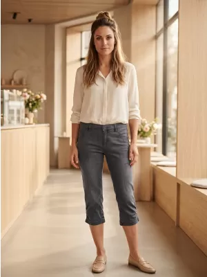 Pantaloni 3/4 dama SAM 73 ORION WS 785 NEGRU