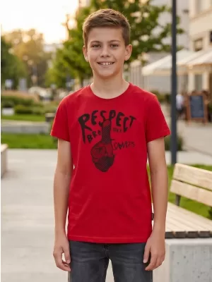 Tricou pentru copii SAM 73 SCUTUM KT 514 ROŞU