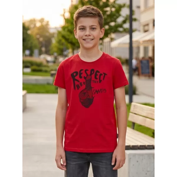  Tricou pentru copii SAM 73 SCUTUM KT 514 ROŞU 