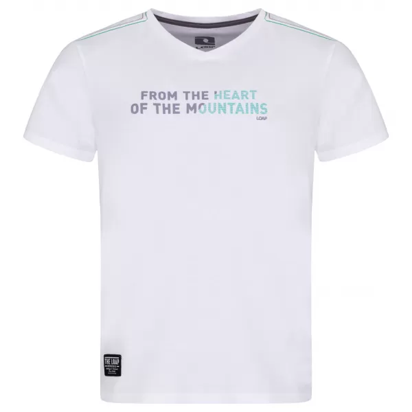  Tricou pentru bărbați LOAP ALPRON CLM2311 ALB 
