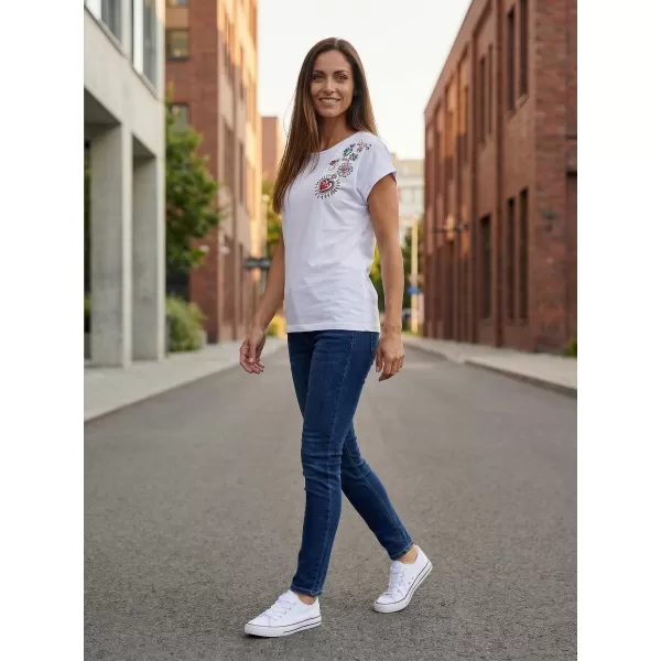  Tricou de damă SAM 73 BOOTES WT 887 ALB 