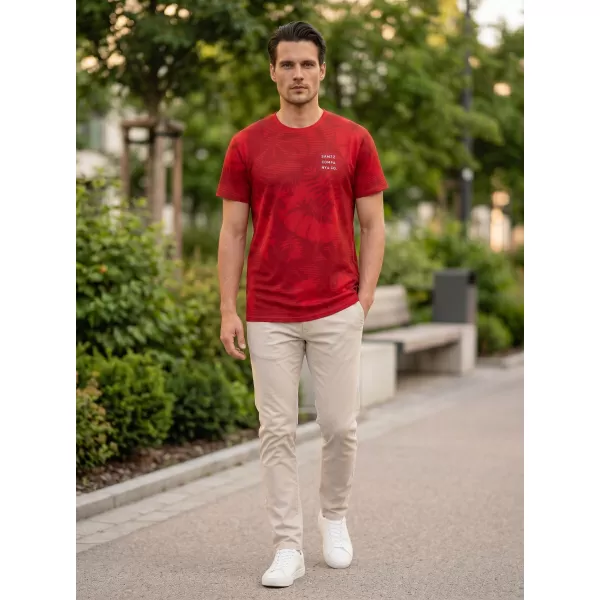  Tricou pentru bărbați SAM 73 SCULPTOR MT 823 ROŞU 