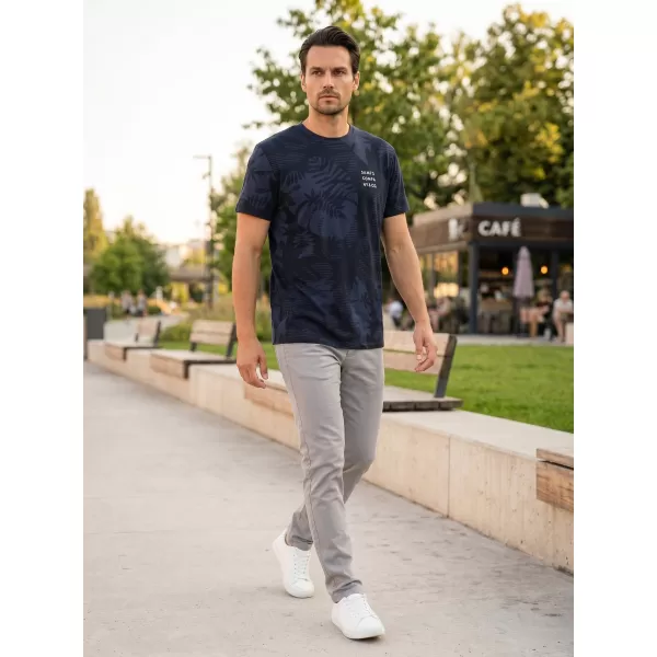  Tricou pentru bărbați SAM 73 SCULPTOR MT 823 ALBASTRU ÎNCHIS 