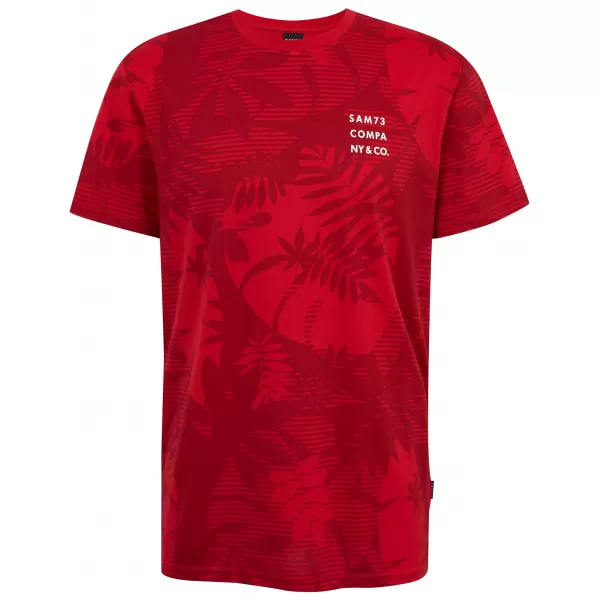  Tricou pentru bărbați SAM 73 SCULPTOR MT 823 ROŞU 