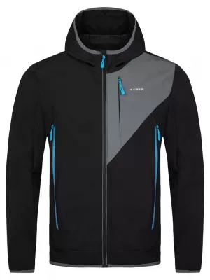 Jachetă softshell pentru bărbați LOAP URAL SFM2304 NEGRU/GRI