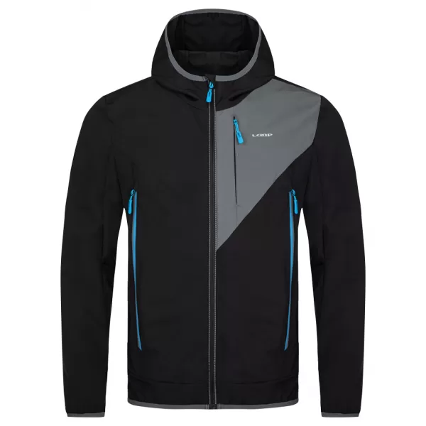  Jachetă softshell pentru bărbați LOAP URAL SFM2304 NEGRU/GRI 